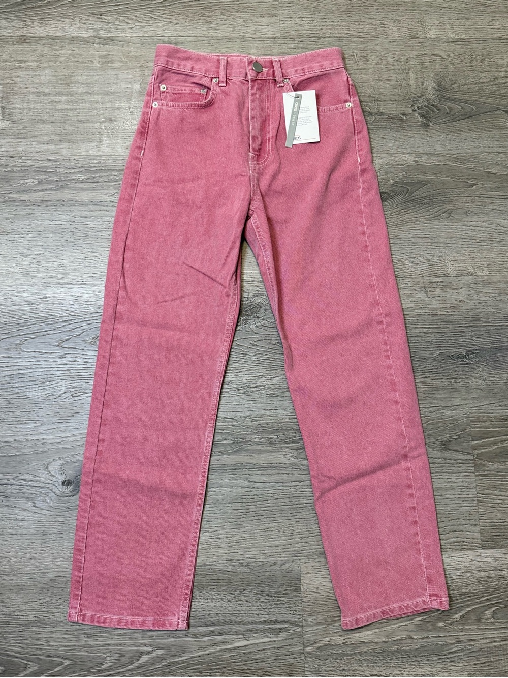 •ASOS• HIGH RISE STRAIGHT JEANS - Picture 2 of 6